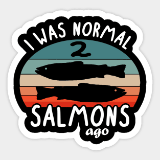 Salmon saying fishing Norway fishing salmon hobby Sticker